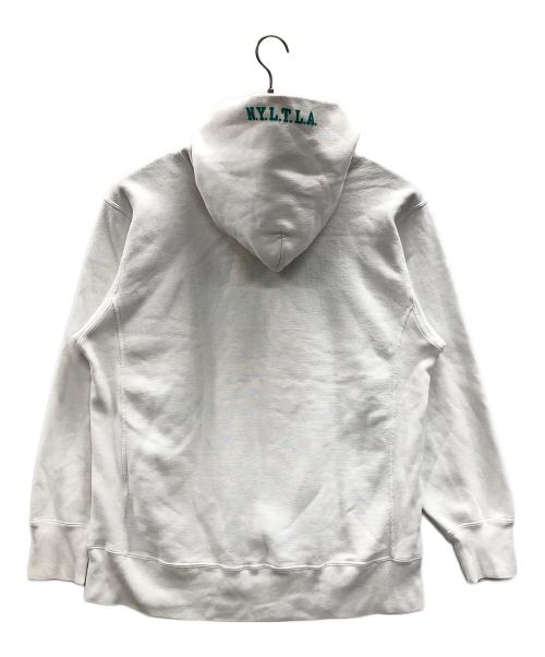 Champion REVERSE WEAVE（チャンピオン リバース ウィーブ）Champion REVERSE WEAVE (チャンピオン リバース ウィーブ) stussy (ステューシー) プルオーバーパーカー ホワイト サイズ:X-LARGEの古着・服飾アイテム