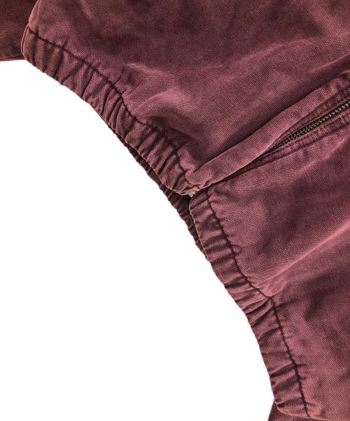 stussy（ステューシー）stussy (ステューシー) Canvas Insulated Work JACKET（キャンバス インシュレイテッド ワーク ジャケット） パープル サイズ:XLの古着・服飾アイテム