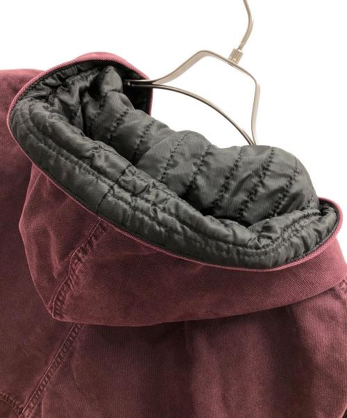 stussy（ステューシー）stussy (ステューシー) Canvas Insulated Work JACKET（キャンバス インシュレイテッド ワーク ジャケット） パープル サイズ:XLの古着・服飾アイテム