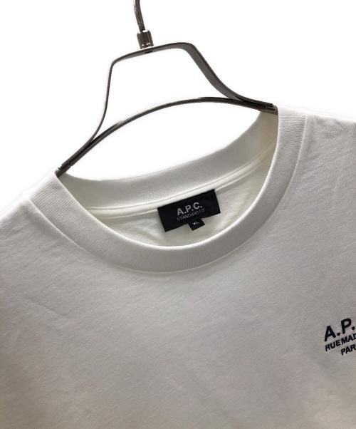 A.P.C.（アーペーセー）A.P.C. (アーペーセー) Standard Rue Madame（スタンダード リュ マダム）Tシャツ ホワイト サイズ:XLの古着・服飾アイテム
