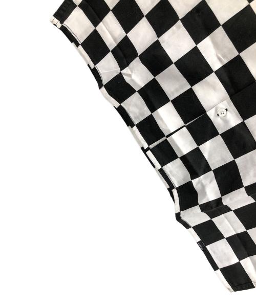 X-LARGE（エクストララージ）X-LARGE (エクストララージ) オープンカラーシャツ ブラック×ホワイト サイズ:L 未使用品の古着・服飾アイテム