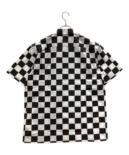 X-LARGE（エクストララージ）X-LARGE (エクストララージ) オープンカラーシャツ ブラック×ホワイト サイズ:L 未使用品の古着・服飾アイテム