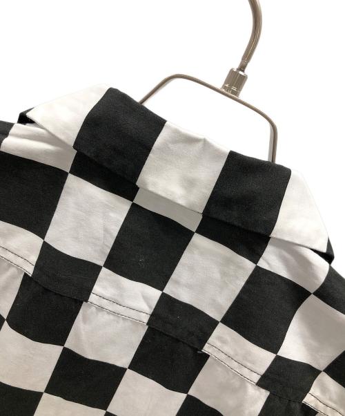 X-LARGE（エクストララージ）X-LARGE (エクストララージ) オープンカラーシャツ ブラック×ホワイト サイズ:L 未使用品の古着・服飾アイテム