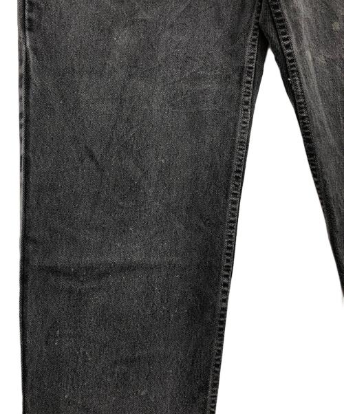LEVI'S（リーバイス）LEVI'S (リーバイス) ブラックデニム 55 RELAXED FIT（550 リラックス フィット） ブラック サイズ:W40 L30の古着・服飾アイテム