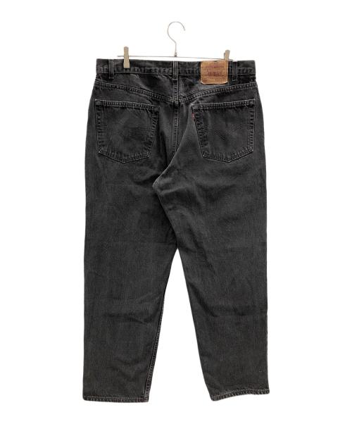 LEVI'S（リーバイス）LEVI'S (リーバイス) ブラックデニム 55 RELAXED FIT（550 リラックス フィット） ブラック サイズ:W40 L30の古着・服飾アイテム