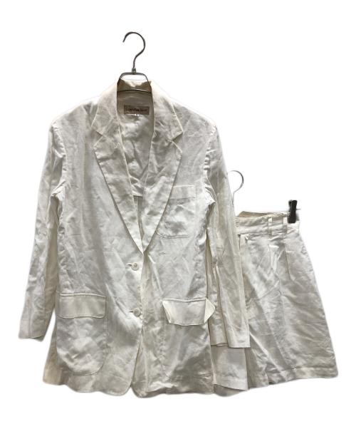 Calvin Klein Sports（カルバンクラインスポーツ）Calvin Klein Sports (カルバンクラインスポーツ) リネンセットアップ ホワイト サイズ:Mの古着・服飾アイテム