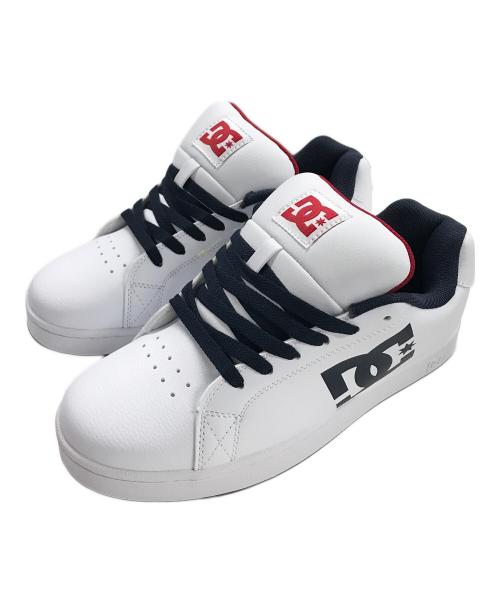 DC（ディーシー）DC (ディーシー) スニーカー ホワイト×ネイビー サイズ:26.5cmの古着・服飾アイテム