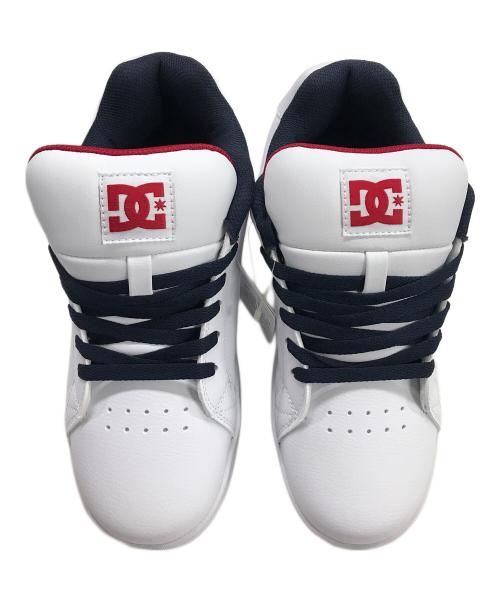 DC（ディーシー）DC (ディーシー) スニーカー ホワイト×ネイビー サイズ:26.5cmの古着・服飾アイテム