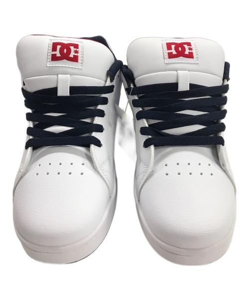 DC（ディーシー）DC (ディーシー) スニーカー ホワイト×ネイビー サイズ:26.5cmの古着・服飾アイテム