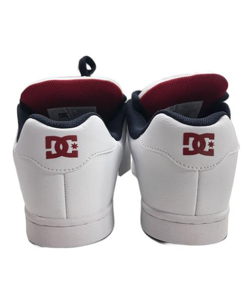 DC（ディーシー）DC (ディーシー) スニーカー ホワイト×ネイビー サイズ:26.5cmの古着・服飾アイテム