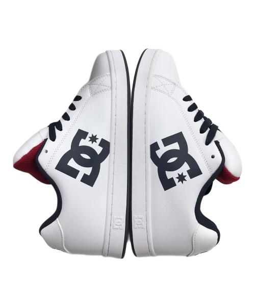 DC（ディーシー）DC (ディーシー) スニーカー ホワイト×ネイビー サイズ:26.5cmの古着・服飾アイテム