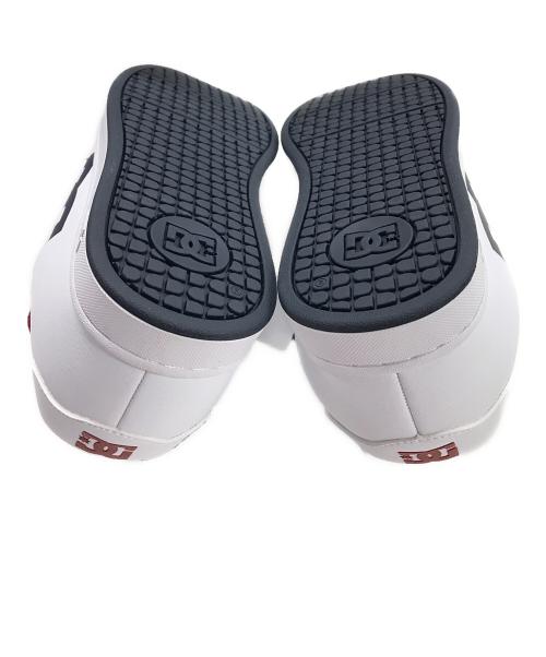 DC（ディーシー）DC (ディーシー) スニーカー ホワイト×ネイビー サイズ:26.5cmの古着・服飾アイテム