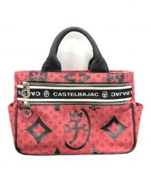CASTELBAJAC（カステルバジャック）の古着「トートバッグ ドライビングトート」｜レッド×ブラック