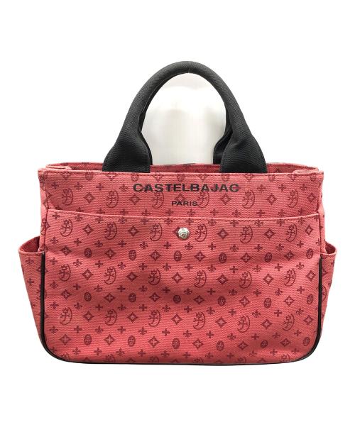 CASTELBAJAC（カステルバジャック）CASTELBAJAC (カステルバジャック) トートバッグ ドライビングトート レッド×ブラック サイズ:実寸サイズにてご確認ください。の古着・服飾アイテム