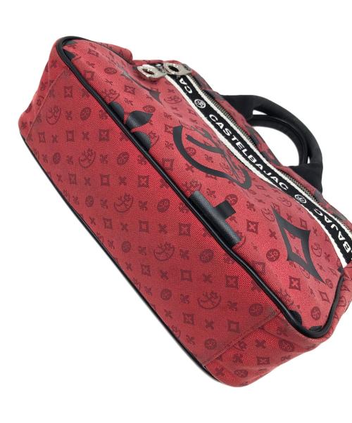 CASTELBAJAC（カステルバジャック）CASTELBAJAC (カステルバジャック) トートバッグ ドライビングトート レッド×ブラック サイズ:実寸サイズにてご確認ください。の古着・服飾アイテム