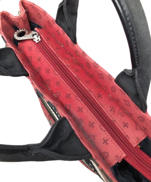 CASTELBAJAC（カステルバジャック）CASTELBAJAC (カステルバジャック) トートバッグ ドライビングトート レッド×ブラック サイズ:実寸サイズにてご確認ください。の古着・服飾アイテム