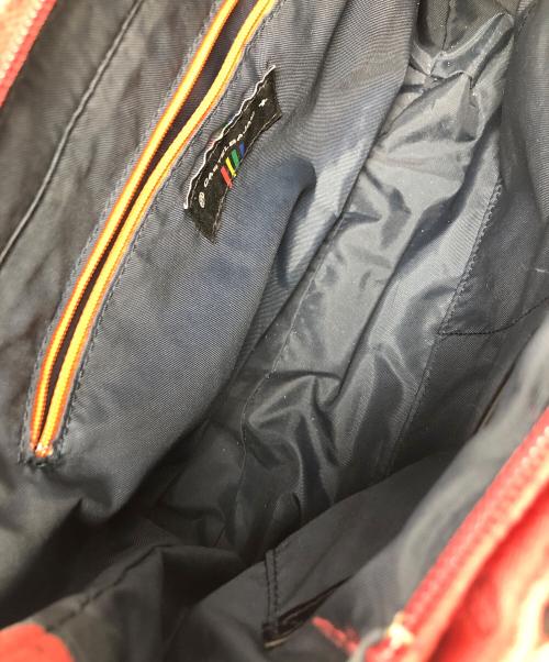 CASTELBAJAC（カステルバジャック）CASTELBAJAC (カステルバジャック) トートバッグ ドライビングトート レッド×ブラック サイズ:実寸サイズにてご確認ください。の古着・服飾アイテム