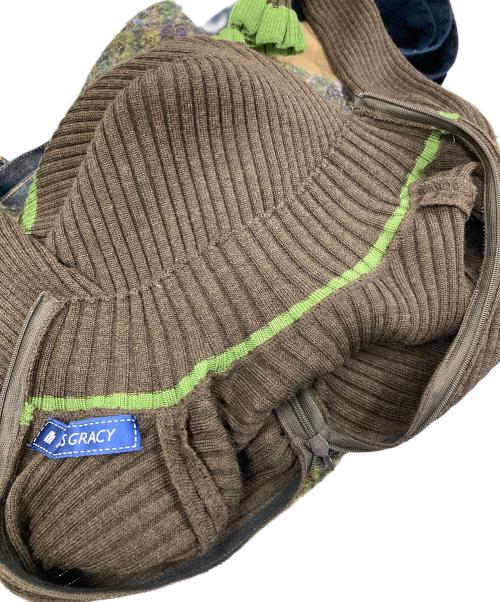 M'S GRACY（エムズグレイシー）M'S GRACY (エムズグレイシー) ニットワンピース ブラウン サイズ:38の古着・服飾アイテム