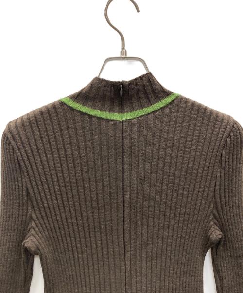 M'S GRACY（エムズグレイシー）M'S GRACY (エムズグレイシー) ニットワンピース ブラウン サイズ:38の古着・服飾アイテム