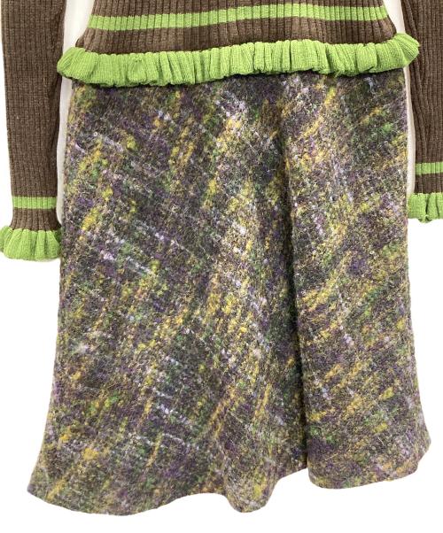 M'S GRACY（エムズグレイシー）M'S GRACY (エムズグレイシー) ニットワンピース ブラウン サイズ:38の古着・服飾アイテム