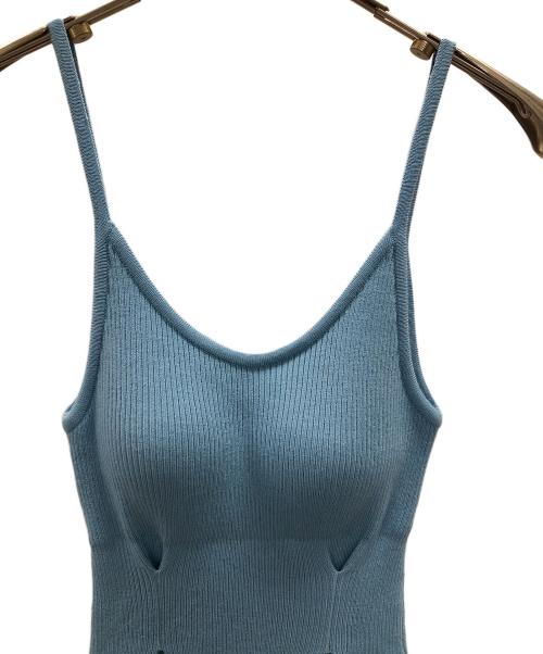 ballet ISAMU KATAYAMA BACKLASH（バレットイサムカタヤマバックラッシュ）ballet ISAMU KATAYAMA BACKLASH (バレットイサムカタヤマバックラッシュ) キャミソールワンピース スカイブルー サイズ:FREEの古着・服飾アイテム