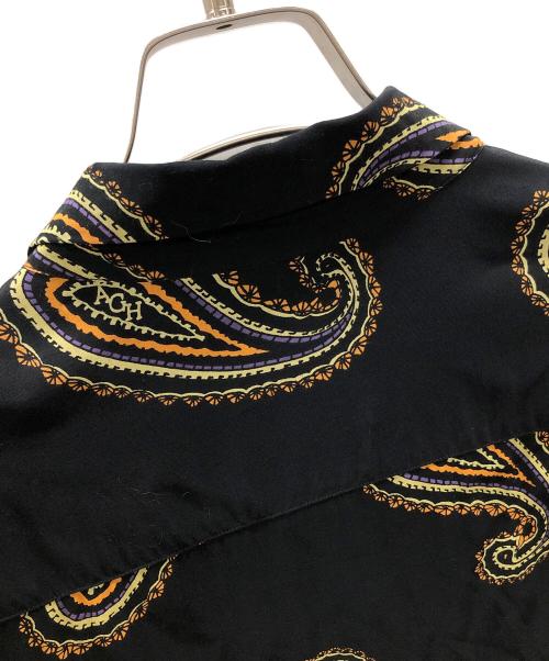 WACKO MARIA（ワコマリア）WACKO MARIA (ワコマリア) オープンカラーシャツ The Guilty Parties（ザ ギルティ パーティー） ブラック サイズ:XLの古着・服飾アイテム