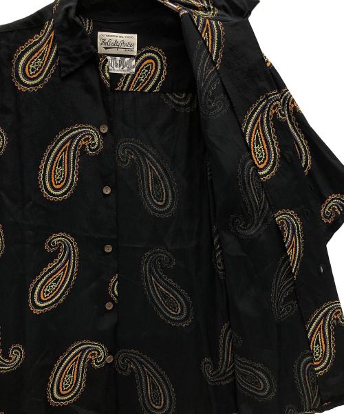 WACKO MARIA（ワコマリア）WACKO MARIA (ワコマリア) オープンカラーシャツ The Guilty Parties（ザ ギルティ パーティー） ブラック サイズ:XLの古着・服飾アイテム