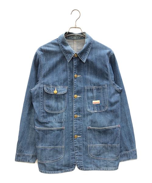 Deluxeware（デラックスウェア）Deluxeware (デラックスウェア) カバーオール ブルー サイズ:実寸サイズにてご確認ください。の古着・服飾アイテム