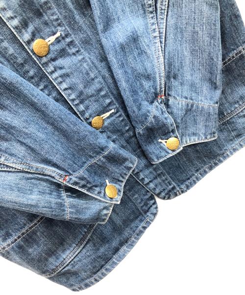 Deluxeware（デラックスウェア）Deluxeware (デラックスウェア) カバーオール ブルー サイズ:実寸サイズにてご確認ください。の古着・服飾アイテム