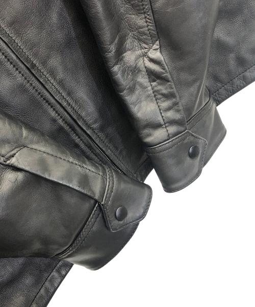 AVIREX（アヴィレックス）AVIREX (アヴィレックス) レザージャケット ブラック サイズ:XLの古着・服飾アイテム