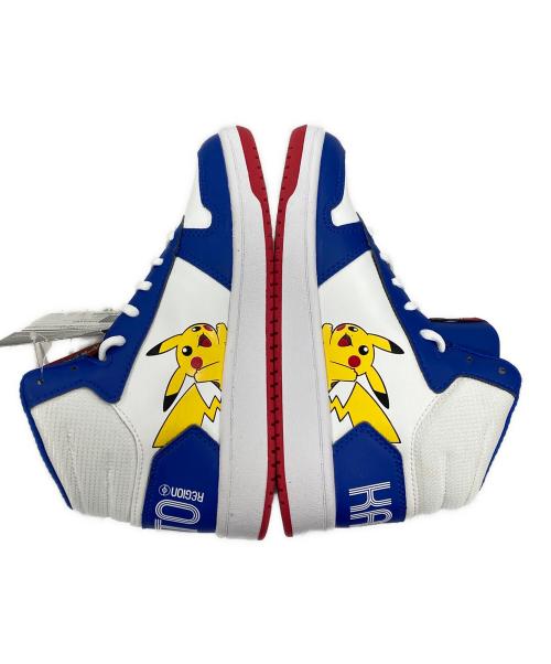 adidas（アディダス）adidas (アディダス) Pokemon (ポケモン) ハイカットスニーカー ピカチュウ ホワイト×ブルー サイズ:23.5 未使用品の古着・服飾アイテム