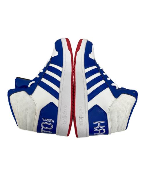 adidas（アディダス）adidas (アディダス) Pokemon (ポケモン) ハイカットスニーカー ピカチュウ ホワイト×ブルー サイズ:23.5 未使用品の古着・服飾アイテム