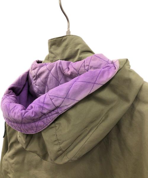 SUPREME（シュプリーム）SUPREME (シュプリーム) M65ジャケット respect the wild parka（リスペクト ザ ワイルド パーカ） オリーブ×パープル サイズ:Sの古着・服飾アイテム