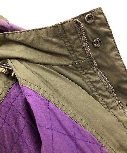 SUPREME（シュプリーム）SUPREME (シュプリーム) M65ジャケット respect the wild parka（リスペクト ザ ワイルド パーカ） オリーブ×パープル サイズ:Sの古着・服飾アイテム
