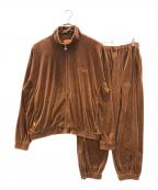 KEBOZケボズ）の古着「ベロアセットアップ」｜ブラウン