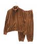 KEBOZ（ケボズ）の古着「ベロアセットアップ」｜ブラウン