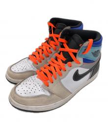 NIKE（ナイキ）の古着「ハイカットスニーカー Air Jordan 1 High OG "Prototype" (エアジョーダン1 ハイ OG "プロトタイプ")」｜ブルー×ホワイト×ベージュ