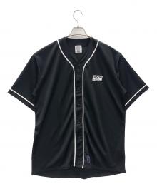 m&m custom performance（エムアンドエム カスタムパフォーマンス）の古着「DRY ATHLETIC BASEBALL SHIRT（ドライ アスレチック ベースボール シャツ）」｜ブラック
