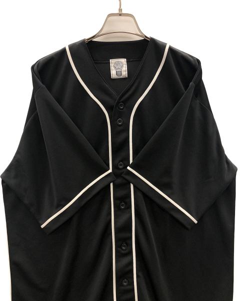 m&m custom performance（エムアンドエム カスタムパフォーマンス）m&m custom performance (エムアンドエム カスタムパフォーマンス) DRY ATHLETIC BASEBALL SHIRT（ドライ アスレチック ベースボール シャツ） ブラック サイズ:XLの古着・服飾アイテム