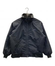 LAND'S END（ランズエンド）の古着「裏起毛ナイロンジャケット」｜ブラック