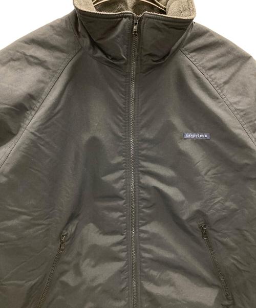LAND'S END（ランズエンド）LAND'S END (ランズエンド) 裏起毛ナイロンジャケット ブラック サイズ:Mの古着・服飾アイテム