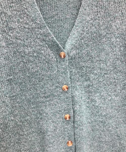 UNGRID（アングリッド）Ungrid (アングリッド) ニットカーディガン グリーン サイズ:Fの古着・服飾アイテム