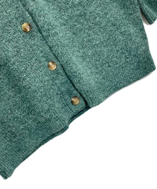UNGRID（アングリッド）Ungrid (アングリッド) ニットカーディガン グリーン サイズ:Fの古着・服飾アイテム