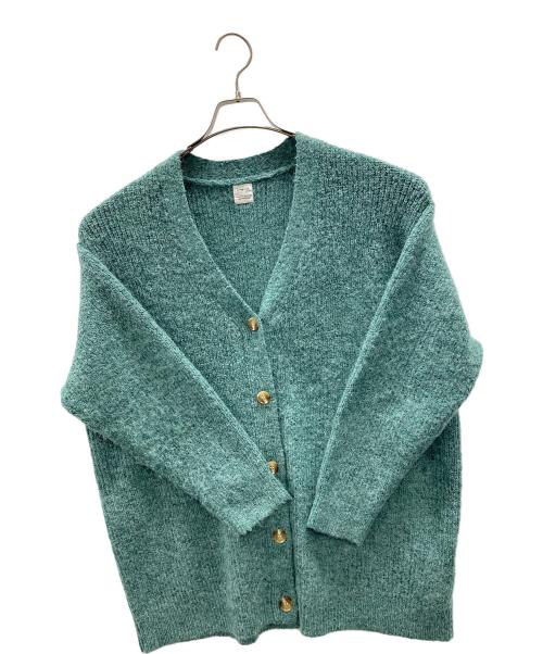 UNGRID（アングリッド）Ungrid (アングリッド) ニットカーディガン グリーン サイズ:Fの古着・服飾アイテム