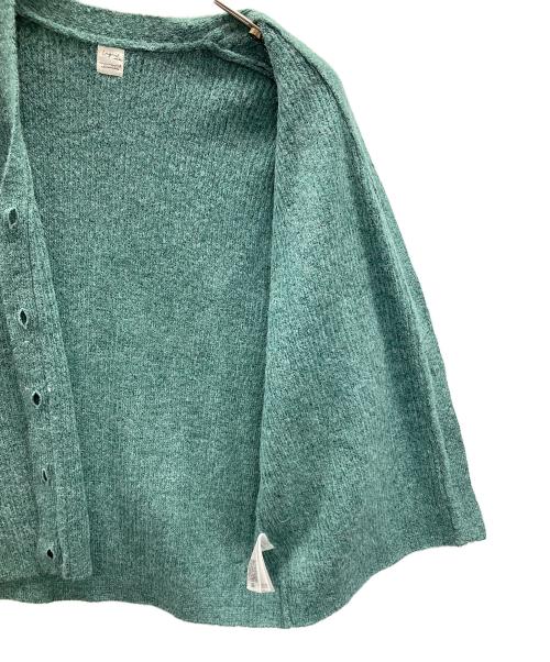 UNGRID（アングリッド）Ungrid (アングリッド) ニットカーディガン グリーン サイズ:Fの古着・服飾アイテム