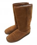 COACHコーチ）の古着「ムートンブーツ」｜ブラウン