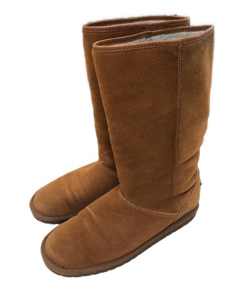 COACH（コーチ）COACH (コーチ) ムートンブーツ ブラウン サイズ:23.5cmの古着・服飾アイテム