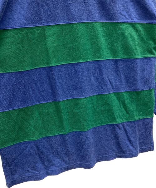 POLO RALPH LAUREN（ポロ・ラルフローレン）POLO RALPH LAUREN (ポロ・ラルフローレン) ラガーシャツ ブルー×グリーン サイズ:Mの古着・服飾アイテム
