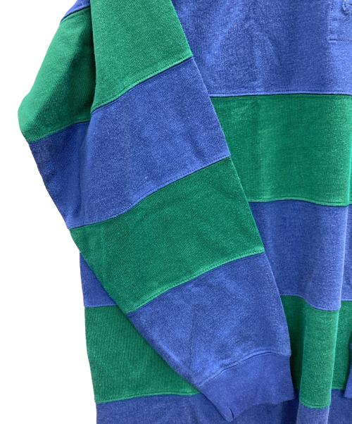 POLO RALPH LAUREN（ポロ・ラルフローレン）POLO RALPH LAUREN (ポロ・ラルフローレン) ラガーシャツ ブルー×グリーン サイズ:Mの古着・服飾アイテム