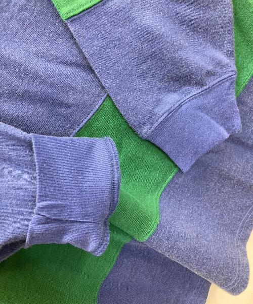 POLO RALPH LAUREN（ポロ・ラルフローレン）POLO RALPH LAUREN (ポロ・ラルフローレン) ラガーシャツ ブルー×グリーン サイズ:Mの古着・服飾アイテム